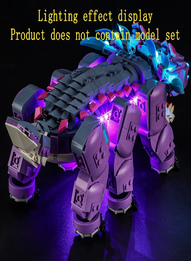 GEAMENT LED Light Kit Compatible with Lego Fortnite Klombo Building Blocks Model - Lighting Set for 77077 (Model Set Not Included) - Image 5